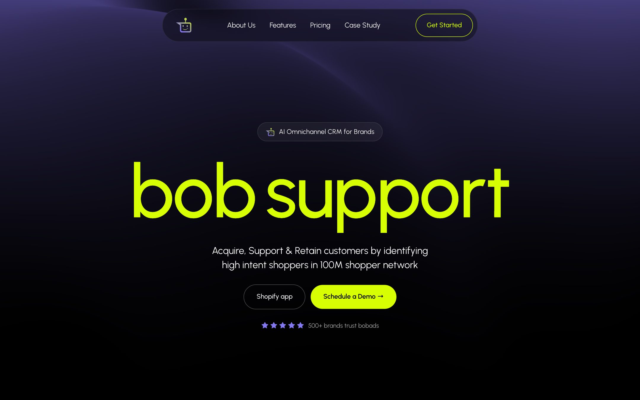 BOB Ads home page